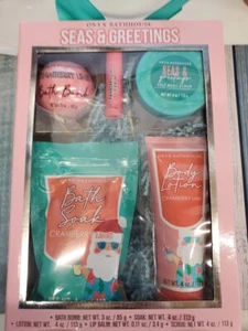 Onyx Bathhouse Seas & Greetings Cranberry Lime Collection - Picture 1 of 2