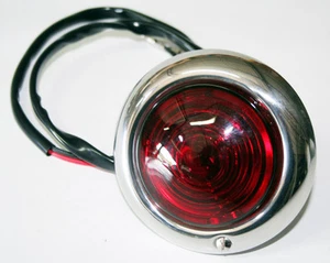 47 48 Ford Red Park Light Tail Light Hot Rod Kustom Rat Rod Vintage 1947 1948 - Picture 1 of 4