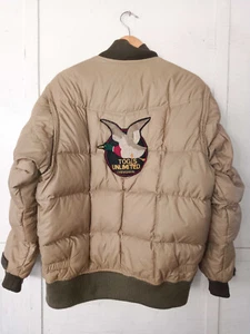 Chevignon Togs Unlimited Vintage, SizeL,  Goose down bomber jacket - vest - Picture 1 of 12
