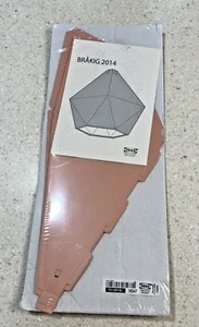 Ikea BRÅKIG 2014 Ceiling Lampshade Limited Edition Geometric Pastel 34 x 33 cm - Picture 1 of 5