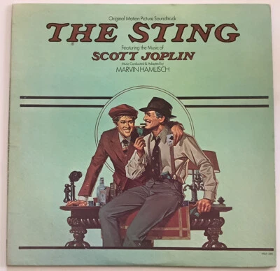 The Sting Original Motion Picture Soundtrack Vinyl LP MCA-390 1974 - Image 1 of 4