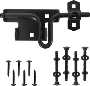Slide Bolt Gate Latch,Sliding Bolt Door Lock with Padlock Hole for Wooden Fence - Picture 1 of 12