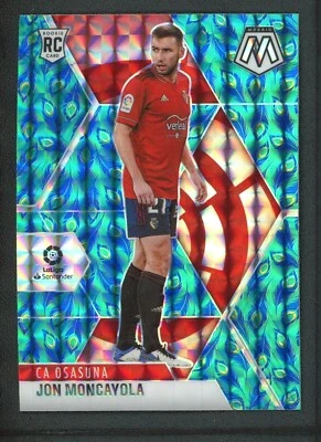 2020-21 JON MONCAYOLA PANINI MOSAIC LALIGA SANTANDER PEACOCK ROOKIE RC #16 - Image 1 of 2