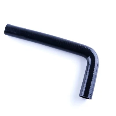 1.25'' ID (32mm) 90 Degree Bend Silicone Heater Hose，the leg length:13'' and 6'' - Image 1 of 4
