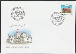 LATVIA 2002 FDC - Jaunmoku Castle - Picture 1 of 1