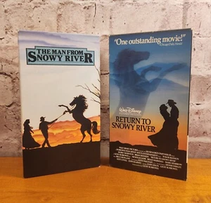 The Man From Snowy River / Return To Snowy River - VHS Tapes (VG Condition) - Picture 1 of 6
