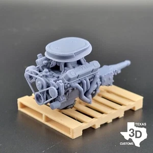 Tri-Power 440 RB model engine resin 3D printed 1:24-1:8 scale - Picture 1 of 3