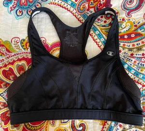 champion womens L black sports bra - Picture 1 of 4