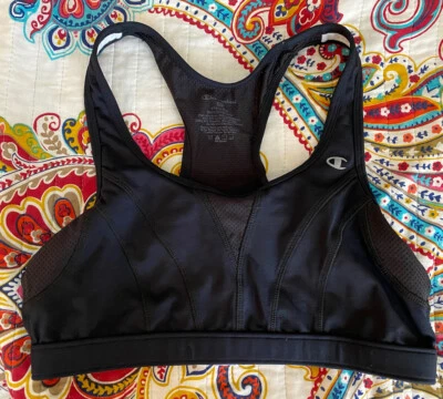 champion womens L black sports bra - Image 1 of 4