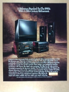 Sistema audiovisual Pioneer Elite 1991 anuncio impreso vintage - Imagen 1 de 1