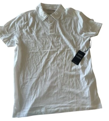 Daniel Hechter Mens Polo White Collared Sz Medium  NWT M - Image 1 of 4