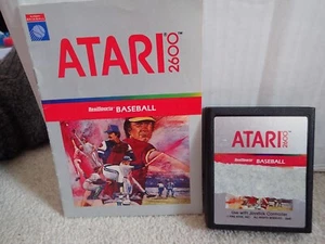 RealSports Baseball (Atari 2600) Game and manual, fast shipping - Picture 1 of 2