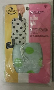 ¡Bolso de mano vintage con rodillo para cabello! ¡Cordón! ¡Recortado de encaje! ¡Único artículo raro antiguo! - Imagen 1 de 4