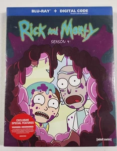 Rick and Morty Season 4 Blu Ray Sealed BRAND NEW - Imagen 1 de 2