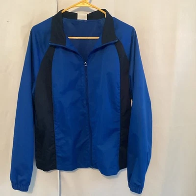 Женская ветровка Danskin Athletic на молнии с застежкой синяя черная размер LG - Изображение 1 из 4