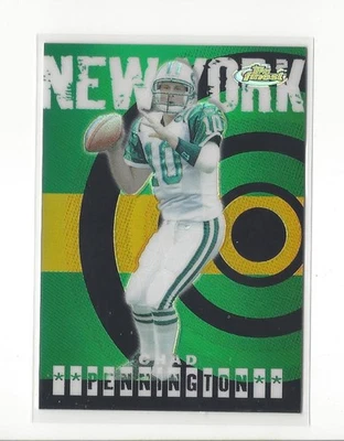2004 Finest Gold Refractor #40 Chad Pennington Jets /50  - Image 1 of 2