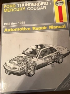 Haynes Ford Thunderbird & Mercury Cougar 1983-1988 Reparaturanleitung 1338 - Bild 1 von 3