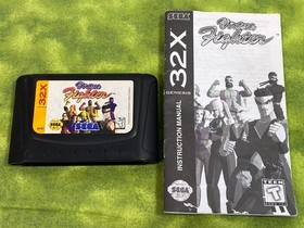 Virtua Fighter Sega Genesis 32X  Authentic Original Game With Manual Tested !!!!