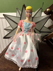 1995 Thinkway Bo Peep Doll Disney Toy Story 11" Little Poseable Pixar Vintage LEGGI! - Foto 1 di 9