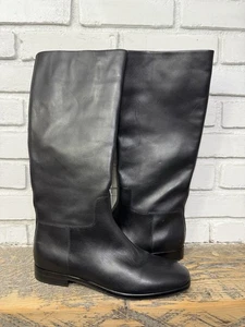 Vince hohe Lederreitstiefel schwarz Leder 8,5 - Bild 1 von 10