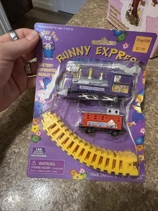 Take One Bunny Express Train 3 Caboose & 6 Track Pieces Item 2005 - Picture 1 of 4