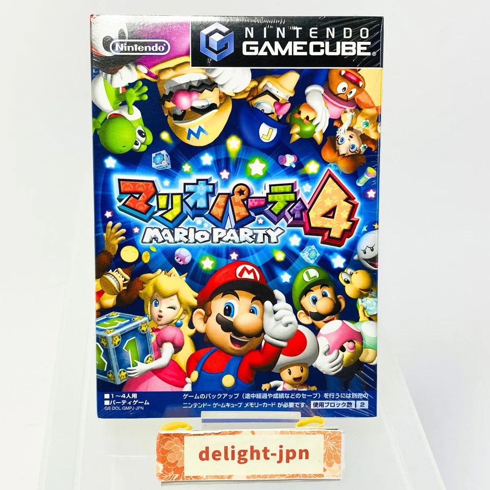 MARIO PARTY 4 Nintendo GameCube GC JAPAN IMPORT JAPANESE OFFICIAL SEALED - Image 1 of 4