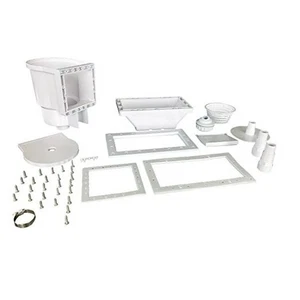45-430 Wide Mouth Thru-The-Wall Skimmer & Complete Acce, White Wide-Mouth - Picture 1 of 5