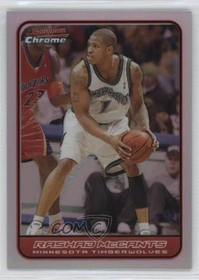 2006-07 Bowman Draft Picks & Stars Chrome Refractor /249 Rashad McCants #62 - Image 1 of 2