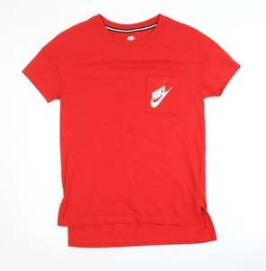 Camiseta básica Nike XS roja para mujer - Ropa deportiva informal - Imagen 1 de 12
