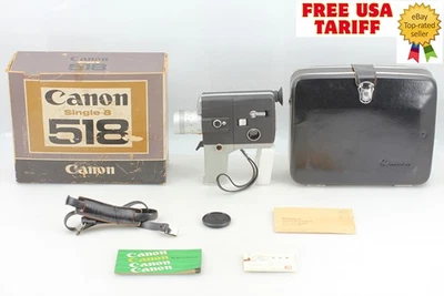 ¡Todo probado! [N COMO NUEVA en caja] Cámara de película Canon Single-8 518 con zoom automático de JAPÓN Foto 1 de 4