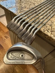 Ping Eye 2 Iron Set Black Dot 3-SW Karsten Original Steel Shaft Right-Handed Sq - Picture 1 of 19