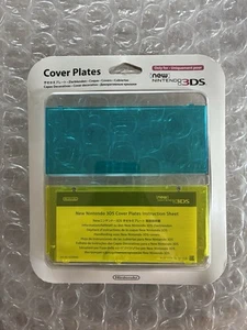 Nuevas Placas de Cubierta Nintendo 3DS Kisekae Nº021 - Azul Transparente y Amarillo - Imagen 1 de 2