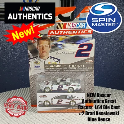 NEW Nascar Authentics Great Racers  1:64 Die Cast #2 Brad Keselowski Blue Deuce - Image 1 of 4