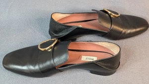 Bally Lottie SCHNALLE HALBSCHUH SCHWARZ Damen Größe 39 US 8,5 S3 - Bild 1 von 8