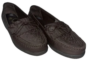 Walkables Brown Comfort Shoes Slip On Casual Leather Women’s 9W Great Condition - Picture 1 of 6
