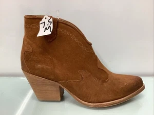 Shyanne Jodi Ankle Boot Cognac Womens Size 7.5B, Preowned. - Picture 1 of 13