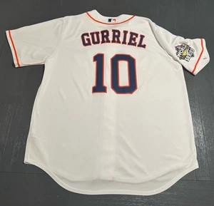 2022 World Series Yuli Gurriel White/Orange Baseball Jersey Men's Size XL - Picture 1 of 10