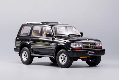 1/18 Toyota Land Cruiser 80 (LC80) Black KENGFAI Diecast Model Car Friend Gift - Image 1 of 4