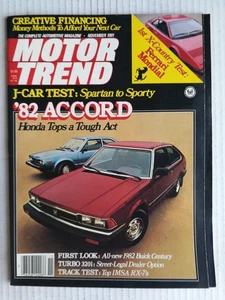 Motor Trend Magazin November 1981 Chevy Cavalier Pontiac J2000 1982 Celica - Bild 1 von 2