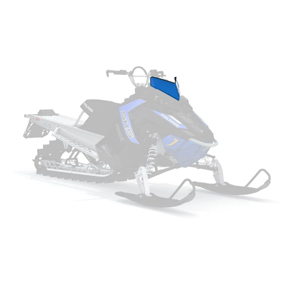 Polaris 2881244 7" Blue/White Low Windshield Axys Rush Switchback Titan RMK SKS Foto 1 de 3