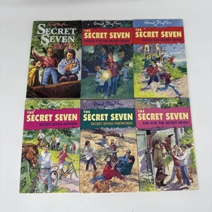 Enid Blyton The Secret Seven Lot Of 6 Paperback Books 1992 ed 3,9,10,11,12,15 - Picture 1 of 6