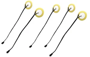 Goedrum Pack of 5 Prewired 35mm Piezo Disc with Connector - Picture 1 of 3