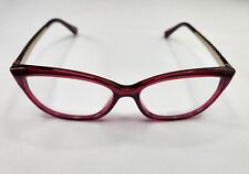 CHOPARD VCH243S 01BV PURPLE RED 23KT GOLD GP OPTICAL FRAME SIZE 53-15-135 ITALY