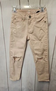 7 For All Mankind Girl's Size 7 Peach Jeans - Picture 1 of 3