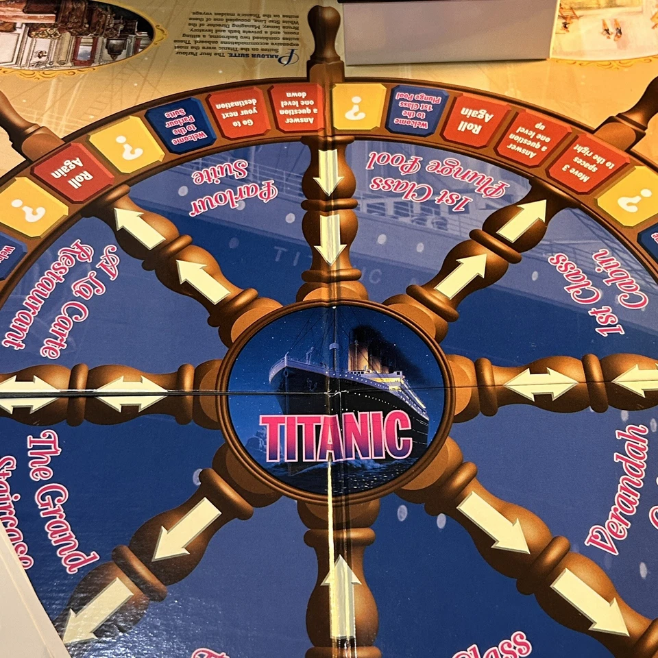 TITANIC Historical Society Trivia Board Game Talicor 1998 Vintage Ocean Liners - Image 1 of 4