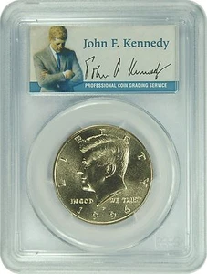 1996-P PCGS MS67 Kennedy Half Dollar Presidential Label - Picture 1 of 1