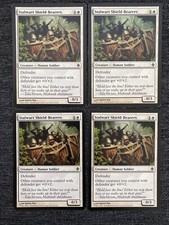 4x Stalwart Shield-Bearers Rise of the Eldrazi LP/NM Magic The Gathering MTG
