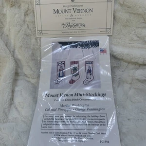 Mini Medias Posy Collection George Washington Mount Vernon PC 594 Punto de Cruz - Imagen 1 de 4