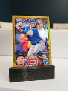 2023 Topps Chrome Seiya Suzuki Gold Refractor /50 Cubs