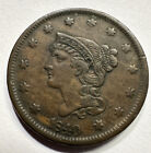 1840 Large Cent Braided Hair Cent. #3963